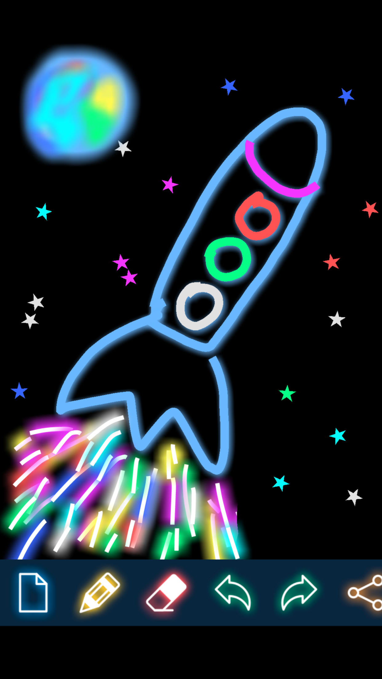 Doodle Draw - Neon Doodle screenshot 5