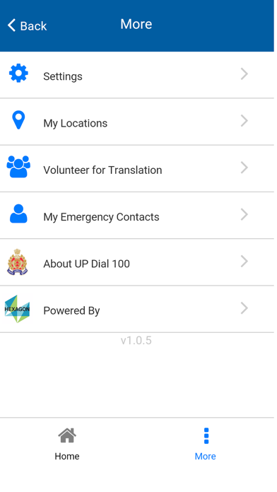 Screenshot #3 pour UP100 Emergency Services