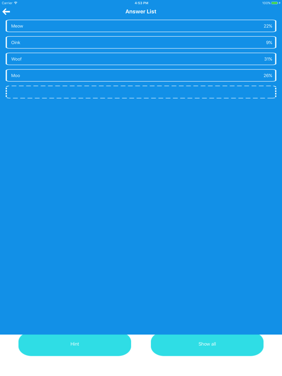 Screenshot #6 pour Cheats for 94% - 94 percent Answers