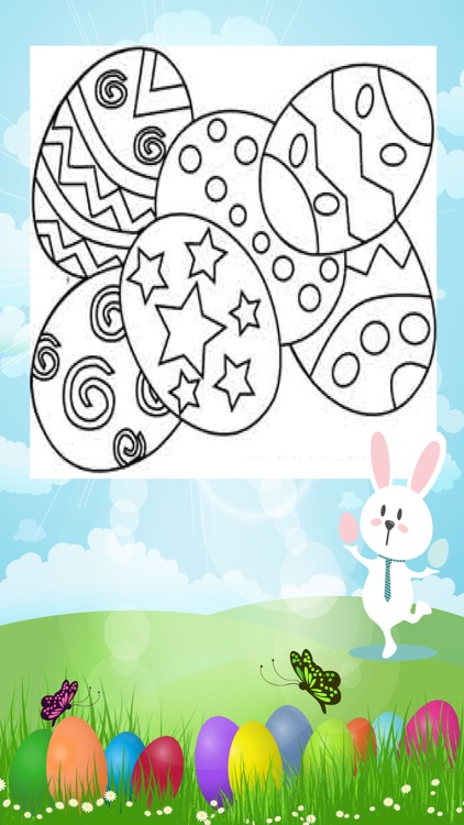 Coloring Book for Kids Easter Day Painting Game screenshot-3