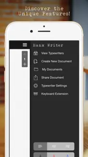 hanx writer iphone screenshot 2