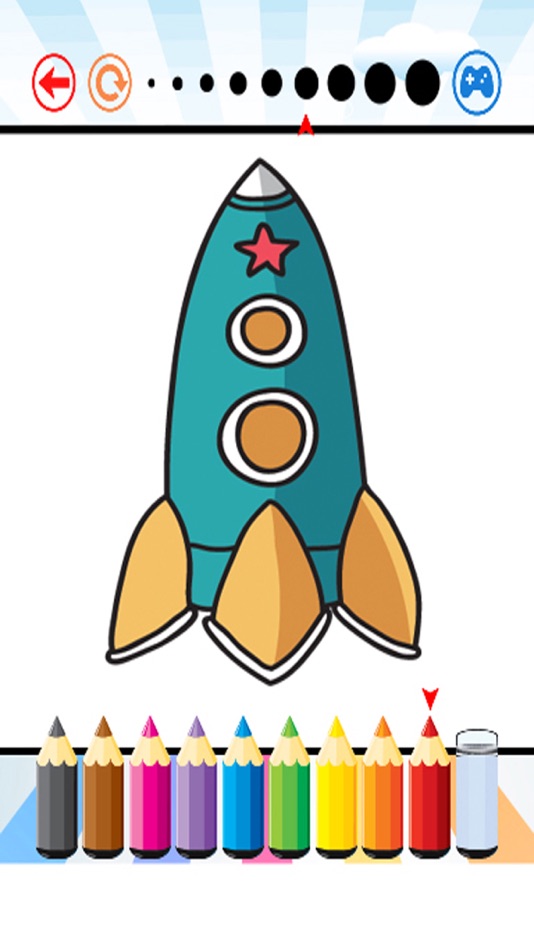 Spaceships Coloring Book - Activities for Kid - 1.0 - (iOS)
