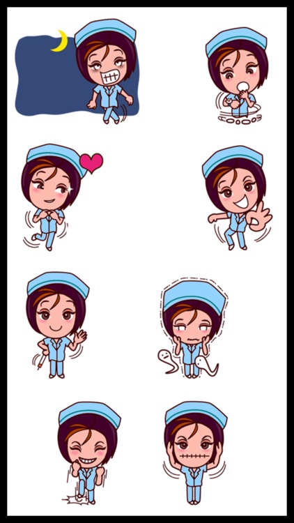 Cute Nurse Stickers screenshot-4