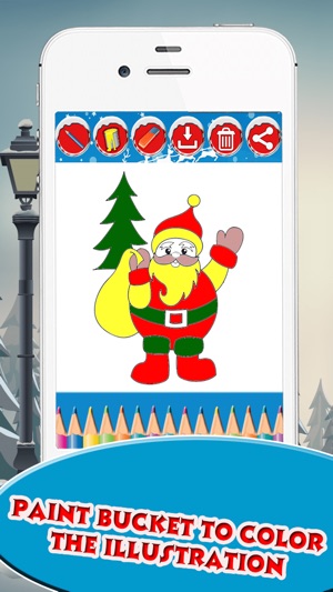 Santa Claus coloring pages(圖3)-速報App