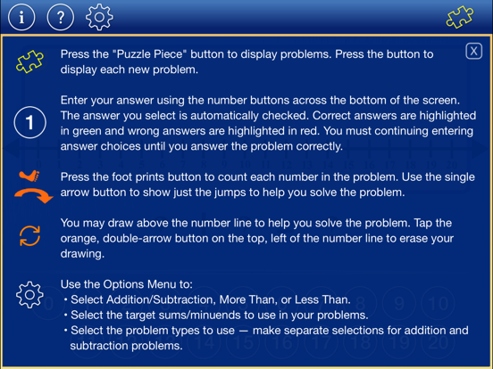 Number Line Math K2 iPad screenshot