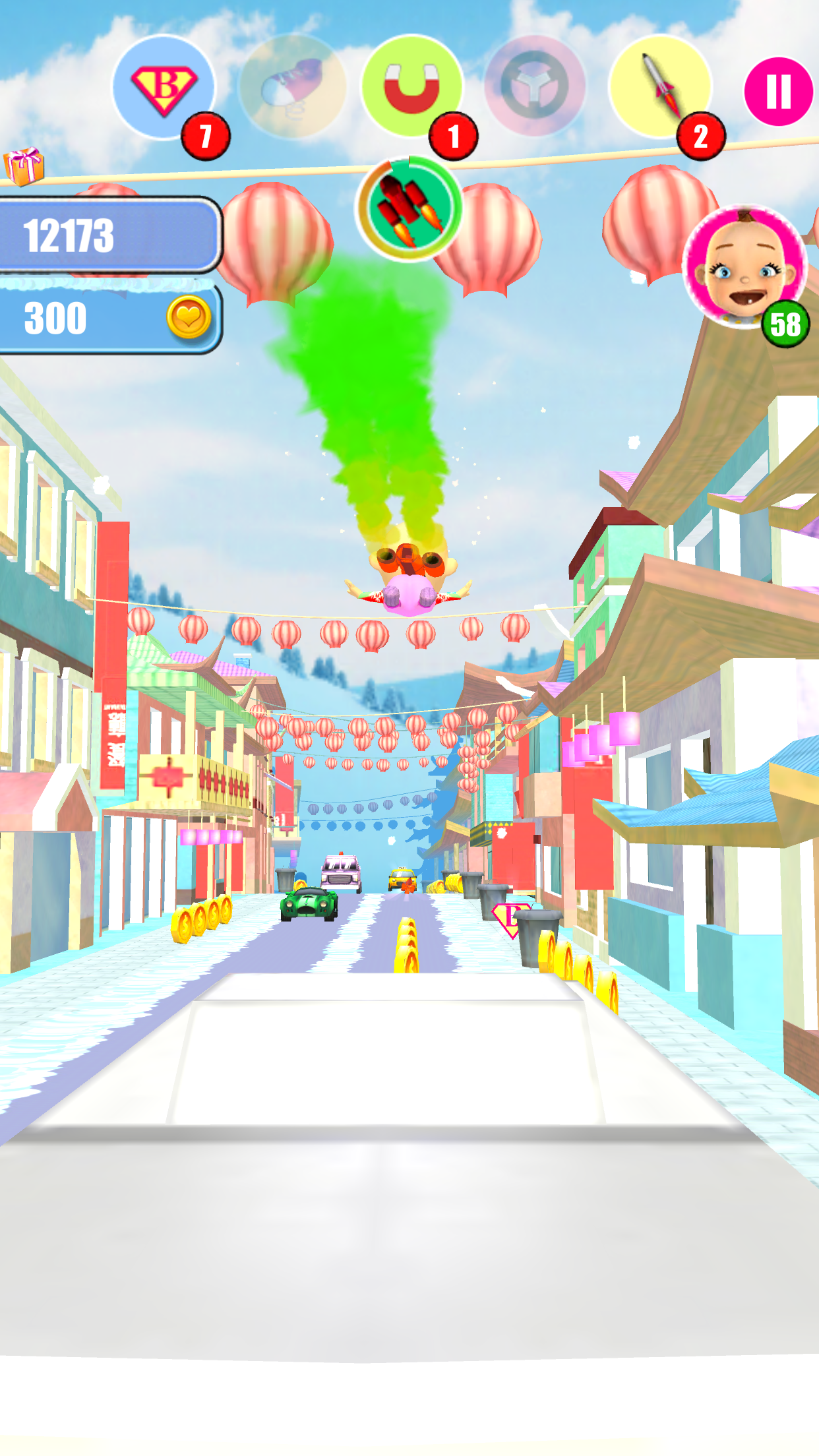 Baby Snow Run - Running Game screenshot 4