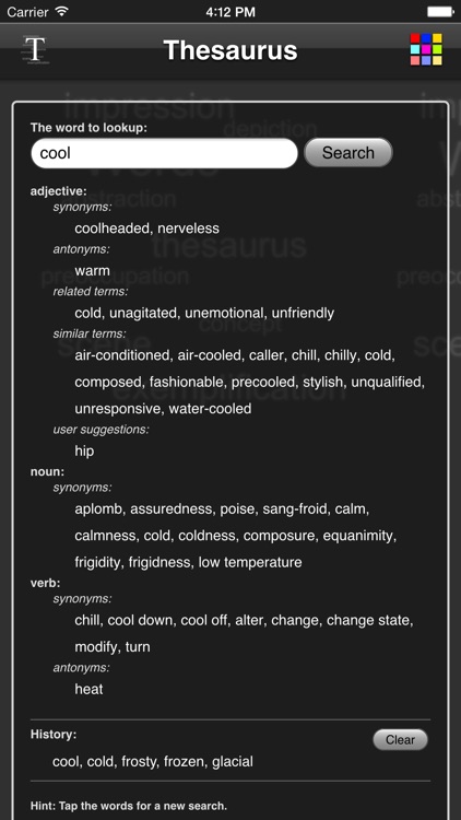 Thesaurus App screenshot-3