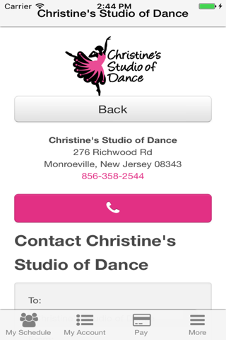 Christine's Studio of Dance screenshot 3