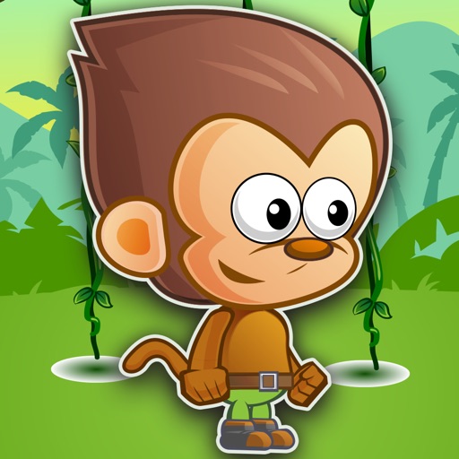 Cute Monkey Jumping icon