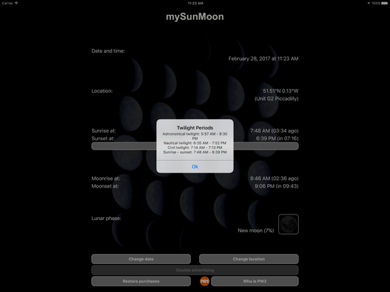 mySunMoon iPad screenshot