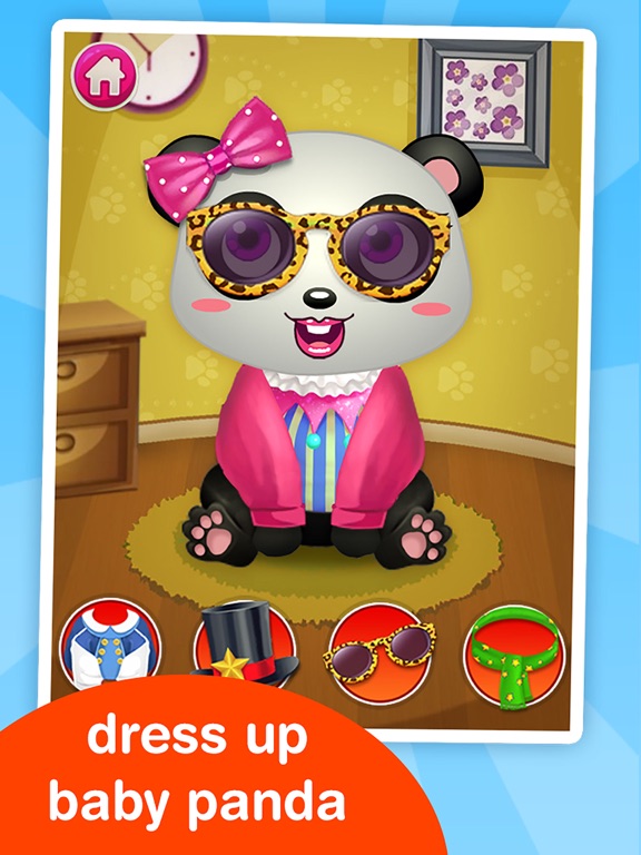 Sweet Baby Panda Day Care - for Kids Boys & Girls iPad screenshot 2 - Games app