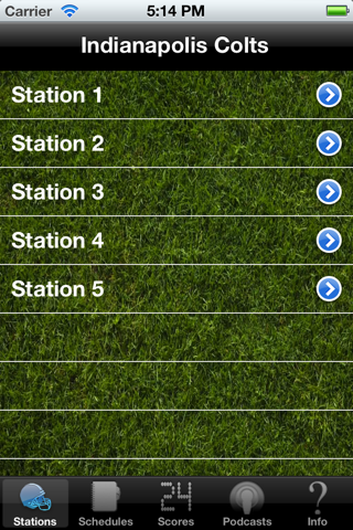 Indianapolis Football - Radio, Scores & Schedule screenshot 4