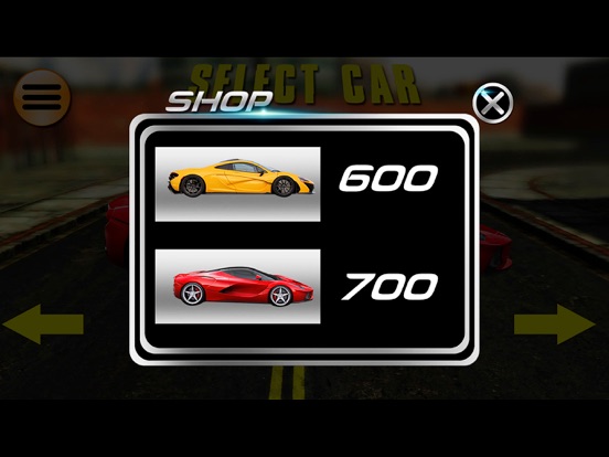 Driving 3D Sport Car in City iPad screenshot