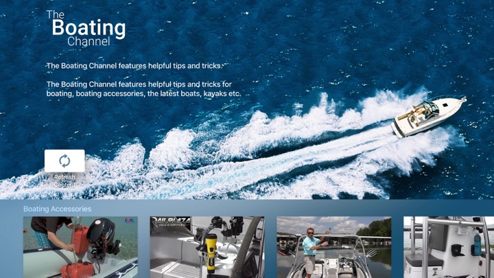 Screenshot #1 pour The Boating Channel