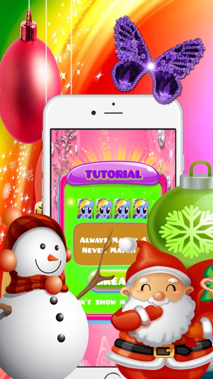 Cute Pony & Santa Claus Action Puzzle Game For All