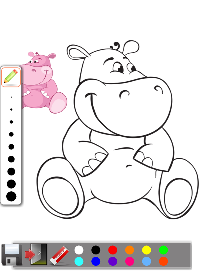 兒童填色書和繪畫