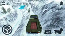 Game screenshot Off Road Army Truck Parking Sim - Snow Driving 3D apk