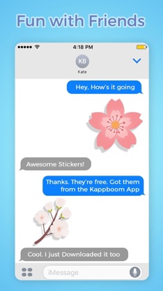 Cherry Blossom Stickers by Kappboom screenshot 2