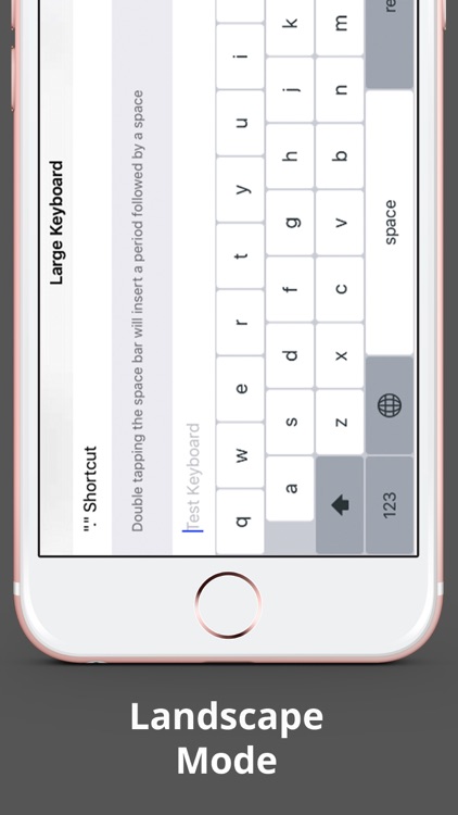 Larger Keyboard – Type Faster w Bigger XL Keys