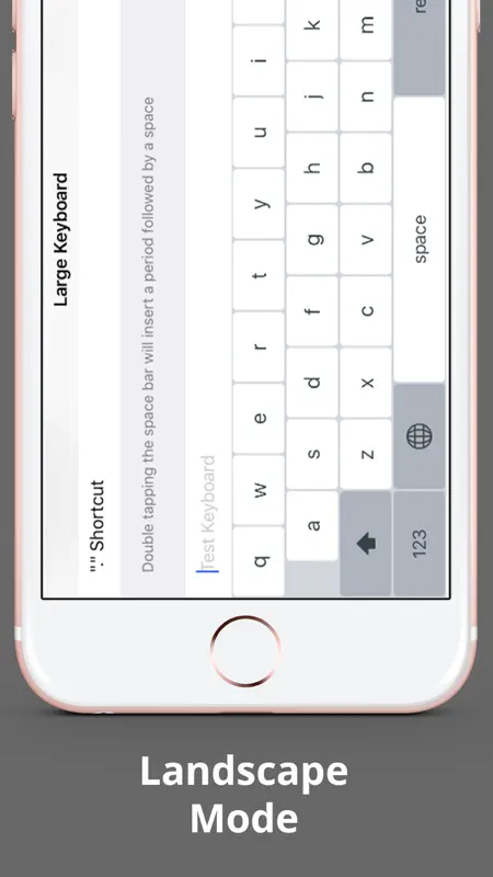 Larger Keyboard – Type Faster w Bigger XL Keys screenshot 2 of 4