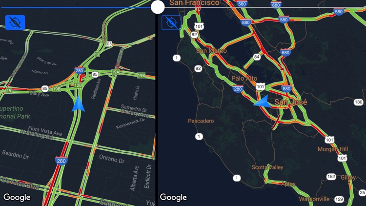 Traffic Maps: realtime info