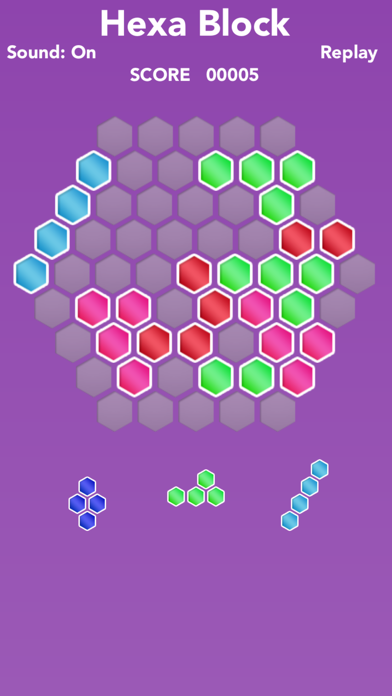 Screenshot #2 pour Hexa Block!