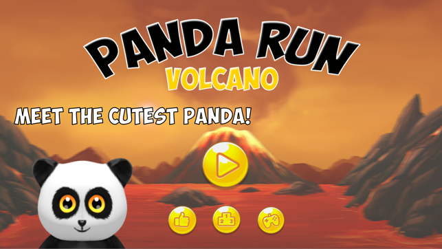 Panda Run Volcano - Planet Earth Day Version(圖1)-速報App