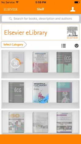 Game screenshot Elsevier eLibrary Reader apk