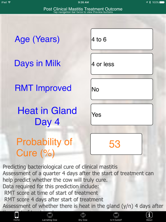 Screenshot #5 pour Bovine Mastitis Cure Calculator