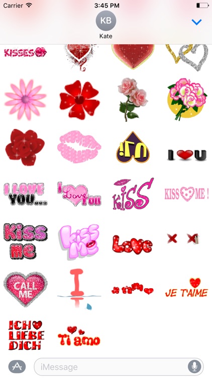 Animated Love Stickers Pack