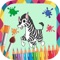 Icon Animals to paint - coloring book to draw
