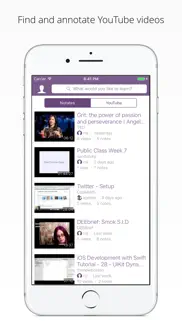 notate: annotate youtube videos iphone screenshot 3