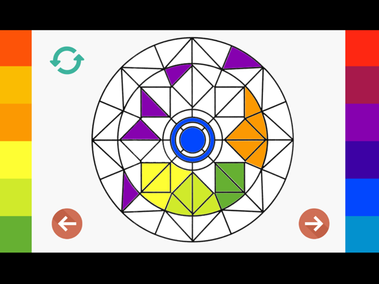 Screenshot #6 pour Mandala Coloring Book 2017