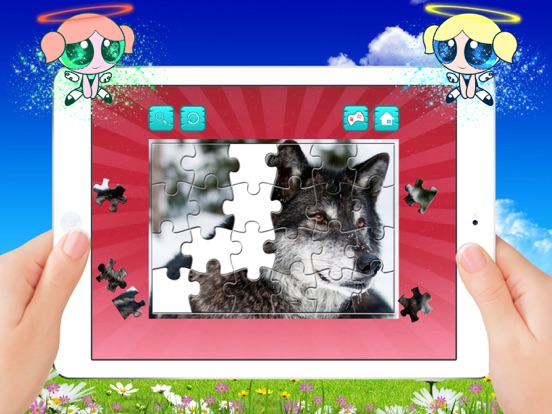 Screenshot #4 pour Wolf Jigsaw Puzzles, Drag and Drop Puzzle for Kids