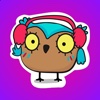 Owl That Switch Color Stickers For iMessage