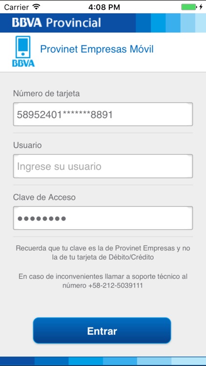 BBVA Provinet Empresas Móvil