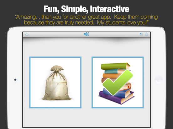 Minimal Pairs for Speech Therapy iPad screenshot 4 - Education app