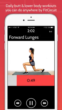 Game screenshot Daily Butt & Leg Workouts by FitCircuit mod apk