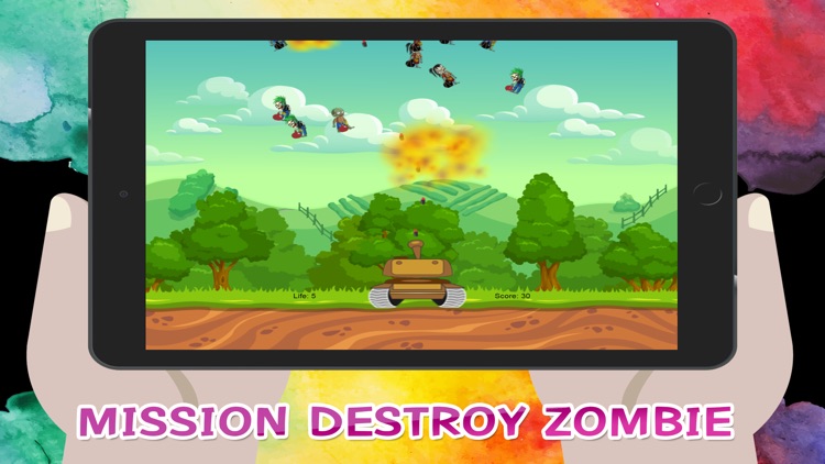 War of Tank Shooting Zombies Games for Kids screenshot-3