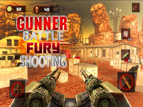 Hardcore Gunner Battle Fury shooter 3d iPad screenshot 1 - Games app