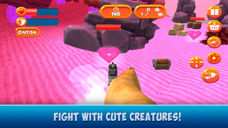 Crazy Cat Valentine's Day Shooter Game