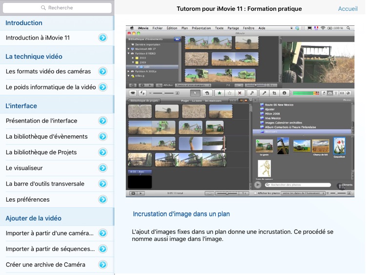 Tutorom pour iMovie '11 - Formation Vidéo