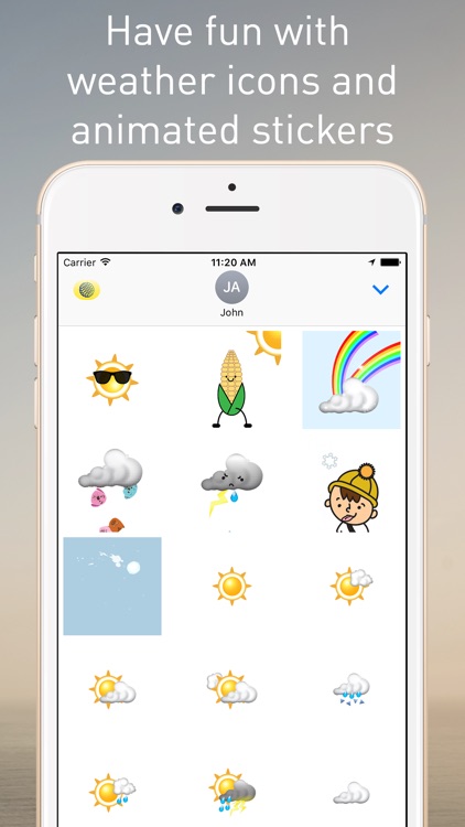 The Weather Network Stickers for iMessage
