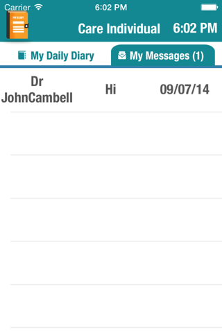 My eCare Diary screenshot 3