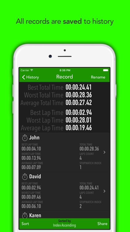 Best Multi Stopwatch Pro screenshot-3