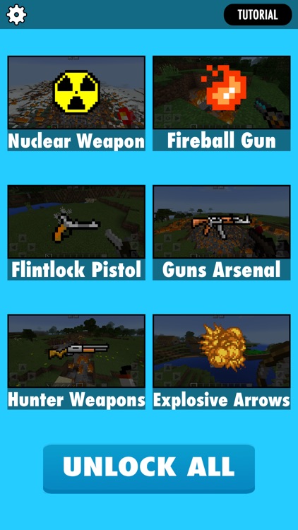 GUNS & WEAPONS ADD-ON MCPE for Minecraft PE