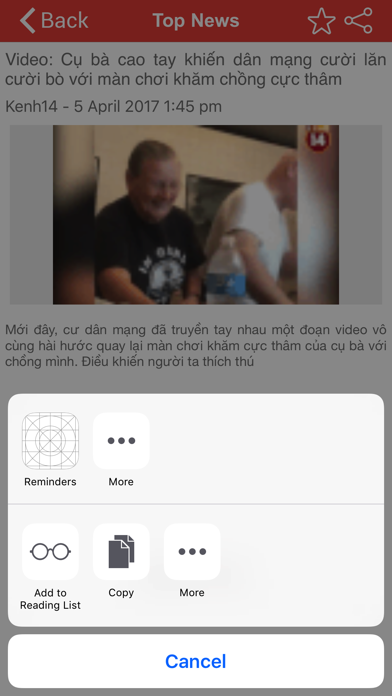 Top Vietnam News Screenshot