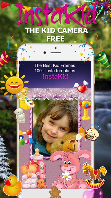 Insta Kid Photo Frame -  Babe photo collage - cute