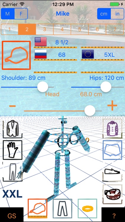 Good Sizer 3D - size converter of clothes