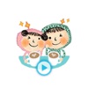 COUPle in LOVe - Animated Painting Art Stickers